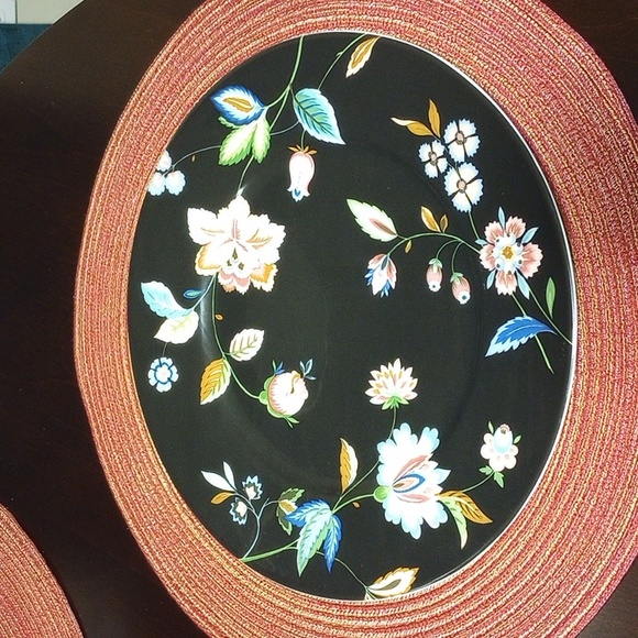 Oscar de la Renta Clarion Dinner Plates Set of 4-Vintage - Picture 2 of 11